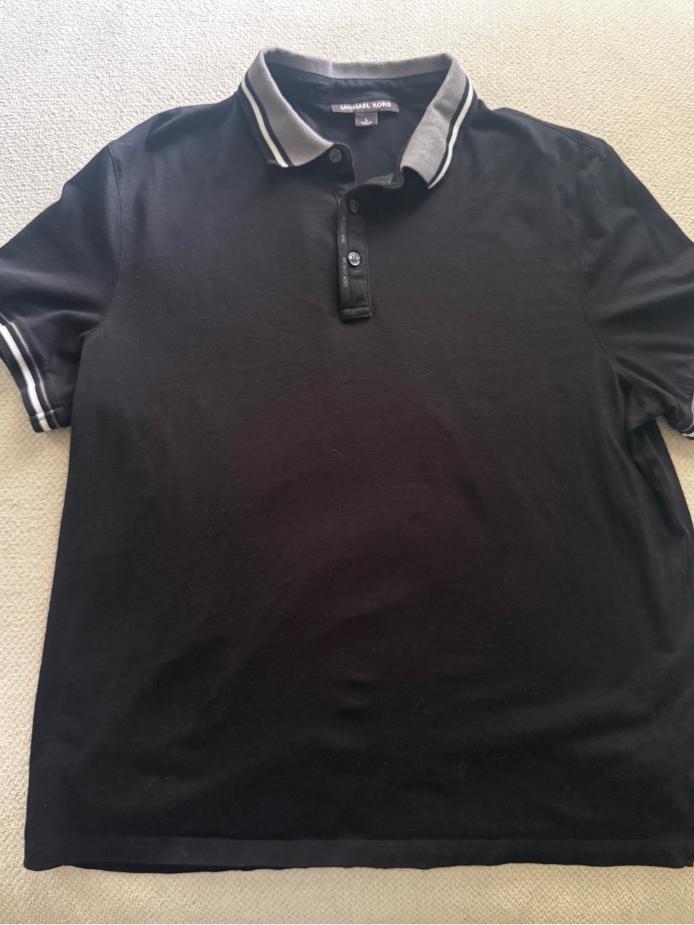 Michael Kors Black Polo Shirt